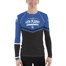 Men's blue Ranked Rash Guard