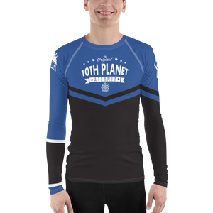 Men's blue Ranked Rash Guard