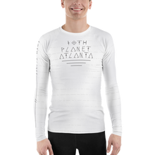 Men's White Belt Broken Rash Guard