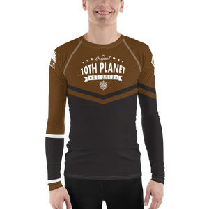 Men's Brown Ranked Rash Guard!