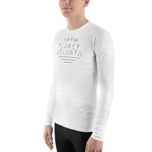 Men's White Belt Broken Rash Guard