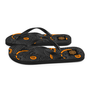 kuzushi club haro Flip-Flops (orange)