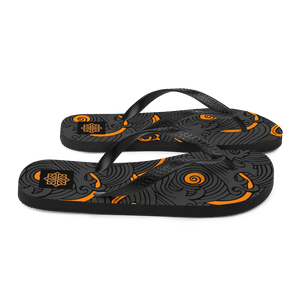 kuzushi club haro Flip-Flops (orange)