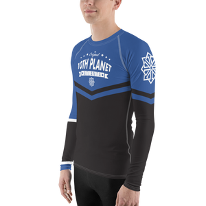 Men's blue Ranked Rash Guard