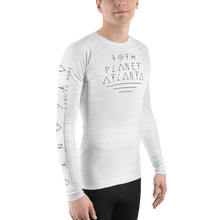 Men's White Belt Broken Rash Guard