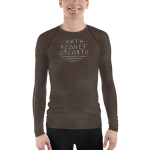 Men's Brown Ranked Kowareta Rash Guard