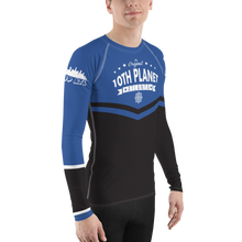 Men's blue Ranked Rash Guard