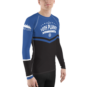 Men's blue Ranked Rash Guard
