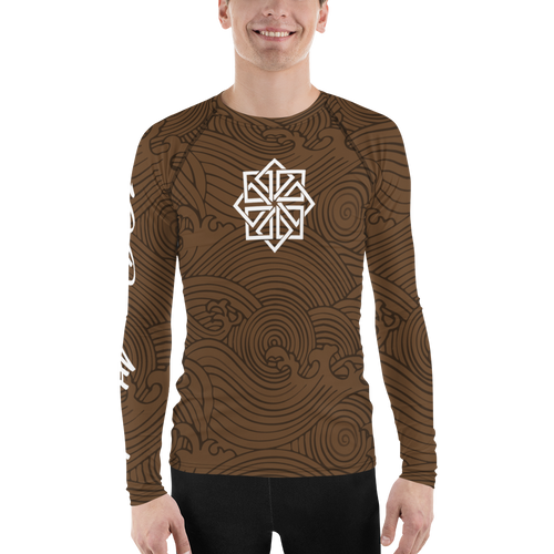 Men's Harō Brown Belt Rash Guard