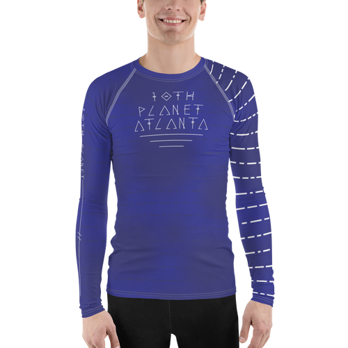 Men's Blue Ranked Kowareta Rash Guard