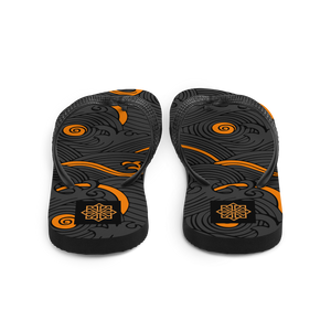 kuzushi club haro Flip-Flops (orange)
