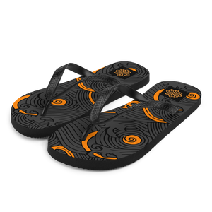 kuzushi club haro Flip-Flops (orange)
