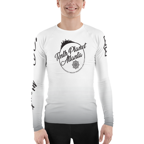 10P ATL Rash Guard White