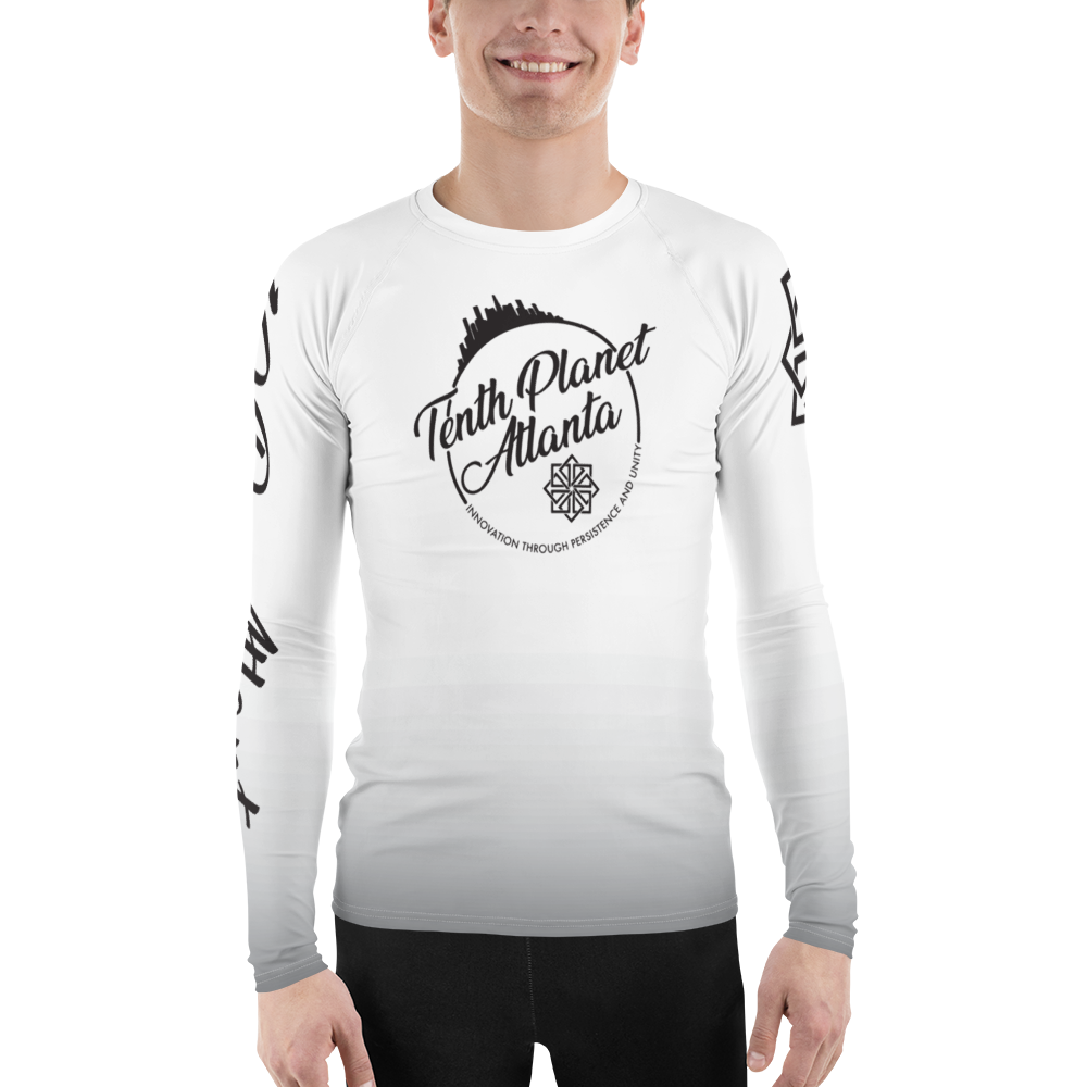 10P ATL Rash Guard White