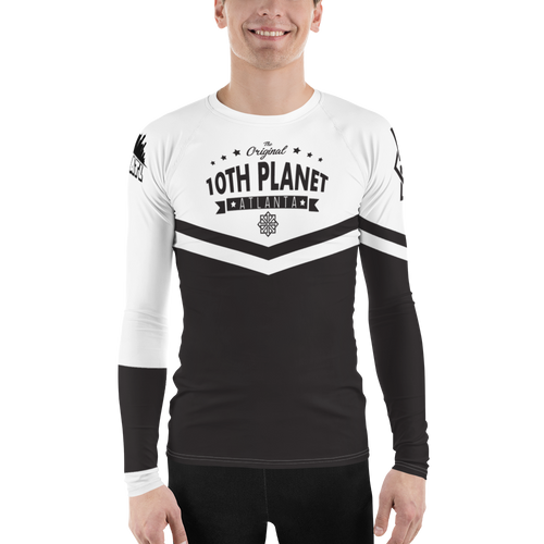 Men's White Belt 10P Atlanta Rash Guard!