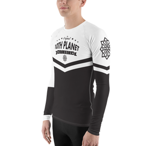 Men's White Belt 10P Atlanta Rash Guard!