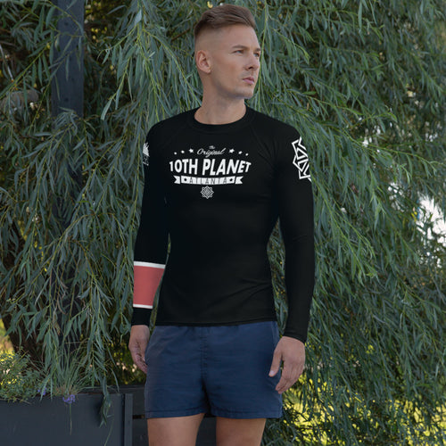 Men's Black Ranked Rash Guard!