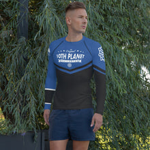 Men's blue Ranked Rash Guard